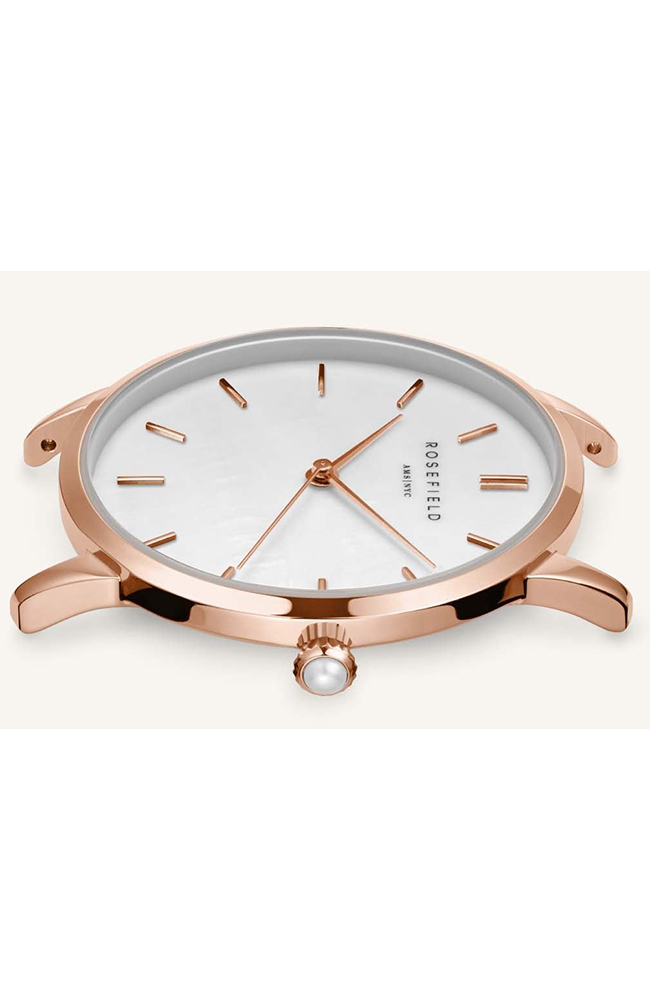 Ladies Watch ROSEFIELD Pearl Edit Rose Gold Stainless Steel
